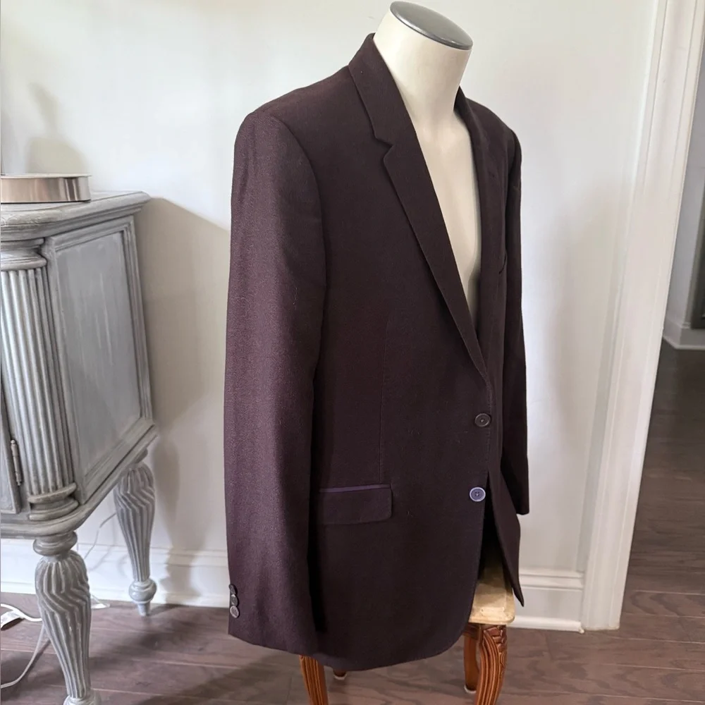 New! TED BAKER London Modern Fit Wool  Brown Jacket Blazer Size 44R